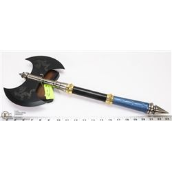 METAL DISPLAY BATTLE AXE