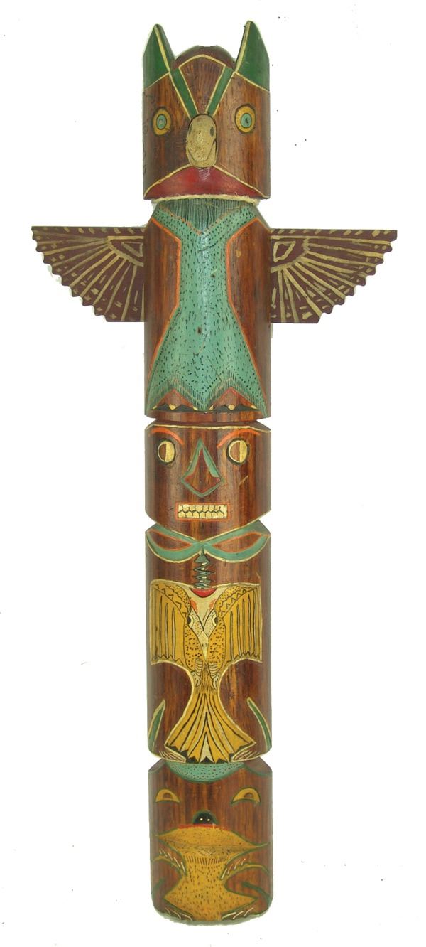 Wooden Totem Pole