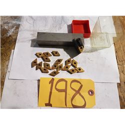 Tool Holder with Inserts Borazone DNMA 432 for Hard Steel