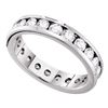 1.5 CTW Diamond Bridal Wedding Anniversary Eternity Ring 14k White Gold - REF-134F9N