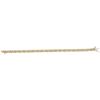 0.50 CTW Diamond Tennis Bracelet 10KT Yellow Gold - REF-82N4F