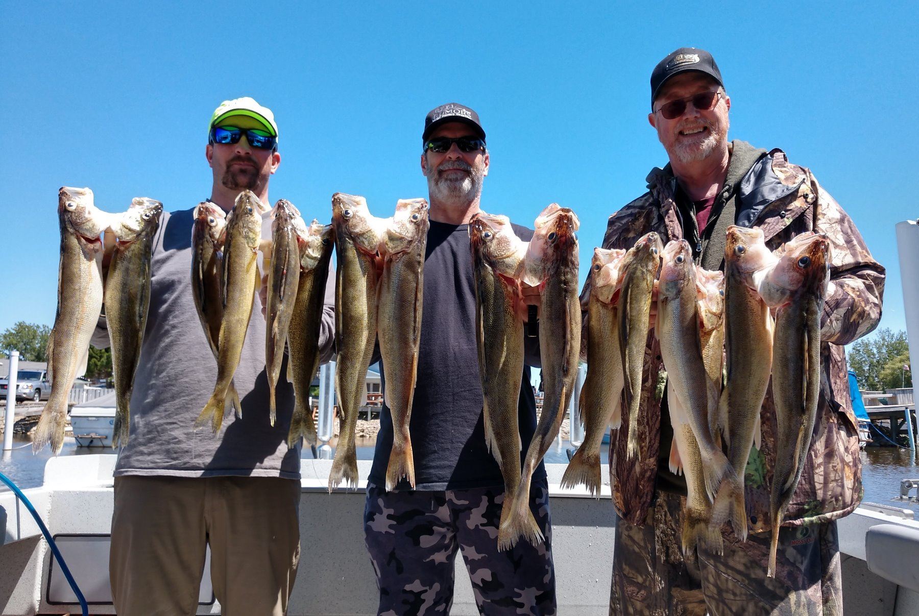 4person, 6hour, walleye fishing charter on Saginaw Bay