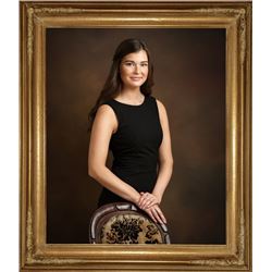 $3,000.00 certificate towards a 16"x20" or larger portrait on canvas