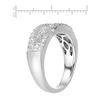 Image 2 : 18KT White Gold 0.93ctw Diamond Ring