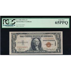 1935A $1 Hawaii Silver Certificate PCGS 65PPQ