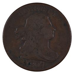 1807 Draped Half Bust Cent Coin