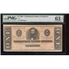Image 1 : 1864 $1 Confederate States of America Note PMG 63EPQ
