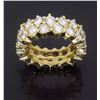 Image 2 : 14KT Yellow Gold 4.50ctw Diamond Ring