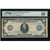 Image 1 : 1914 $10 Large San Francisco Federal Reserve Note PMG 20