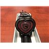Image 2 : NEW LADIES DIAMOND WATCH, HEART FACE SET WITH 8 CHAMPAGNE DIAMONDS, WORKS