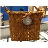 Image 2 : RED CEDAR WITH 3 ABALONE HARVEST BASKET BY WAYNE BELL (9" X 12")