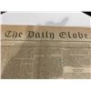 Image 3 : VINTAGE THE DAILY GLOBE NEWSPAPER BOOK