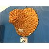 Image 2 : RED CEDAR BARK & SHELL HAT BY WAYNE BELL (12" X 8")