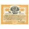 Image 1 : Walter E. Disney Original O-Zell Stock Certificate.
