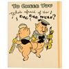 Image 1 : Hall Brothers "Three Little Pigs" Get Well Card.