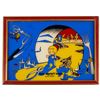 Image 1 : "Baby Mustn't Touch" Lullabye Land Art Glass.