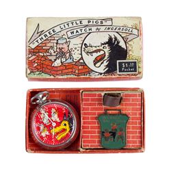  Three Little Pigs  Pocket Watch.