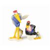 Image 1 : "Dumbo" Stork & Crow Figures by Vernon Kilns.