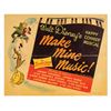 Image 1 : Walt Disney's "Make Mine Music" Movie Poster.