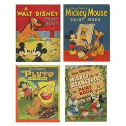 Collection of (4) Disney Paint Books.