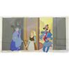 Image 1 : Original Production Cel and Background from "Cinderella".