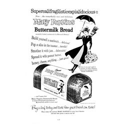 "Mary Poppins" Bread Advertisement.