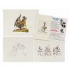 Image 1 : Set of 4 Marc Davis Concept Art Prints.