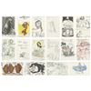 Image 1 : Set of (57) Disney Animator Sketches & Autographs.