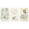 Image 3 : Set of (57) Disney Animator Sketches & Autographs.
