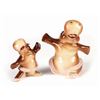 Image 1 : Pair of "Fantasia" Hippo Figures.