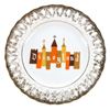 Image 1 : Disneyland Logo Souvenir Ceramic Plate.
