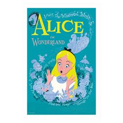 "Alice in Wonderland" Attraction Poster.