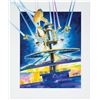 Image 1 : New Tomorrowland "Astro Orbiter" Original Painting.