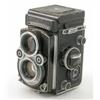 Image 1 : A Rolleiflex twin lens reflex camera, with a Carl Zeiss Planar 75mm lens 5.5ins...