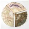 Image 1 : A 19th century fan, decorated in French 18th century style with pierced gilt guards and two other...
