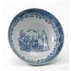 Image 1 : An early Victorian pearlware bowl printed with 'The Ghost', a ghost appearing before four cowerin...