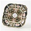 Image 1 : A Royal Crown Derby square dish, painted with a Japan pattern, on pierced feet, date code 1924, 9...