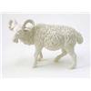Image 1 : A porcelain goat, 10in. long...