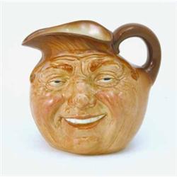 A Royal Doulton 'John Barleycorn, Old Lad' character jug, green-printed A-mark to base, 6.5in....