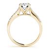 Image 2 : 1 CTW Certified VS/SI Diamond Solitaire Ring 18K Yellow Gold - REF-189T3M - 27431