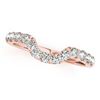 Image 5 : 2.06 CTW Certified VS/SI Diamond 2Pc Wedding Set Solitaire Halo 14K Rose Gold - REF-197Y8K - 30883