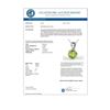 Image 3 : 2 CTW Peridot Designer Inspired Solitaire Necklace 18K White Gold - REF-27K8W - 22033