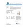 Image 3 : 5.85 CTW Pear Diamond Designer Earrings 18K Rose Gold - REF-1090N2Y - 42828