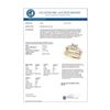 Image 3 : 2.1 CTW Certified VS/SI Diamond 3 Stone Princess Cut 2Pc Set 14K Yellow Gold - REF-507W3F - 32029