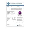 Image 2 : 4.0 CTW Amethyst & Diamond Ring 18K White Gold - REF-85X5T - 13674