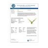 Image 2 : 1.30 CTW Peridot & Diamond Necklace 10K Yellow Gold - REF-18K5W - 12631
