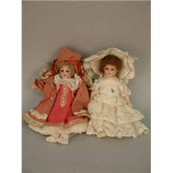 A Simon & Halbig bisque doll, mould 1079, with sleeping eyes, open mouth and jointed composition...