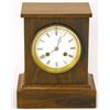Image 1 : A Victorian rosewood mantel clock, with plain case and enamelled Roman dial, signed Chas. Frodsha...