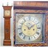 Image 1 : A William and Mary walnut and marquetry longcase clock, the 11in. brass dial with subsidiary seco...