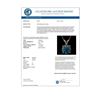 Image 3 : 2.04 CTW Certified Intense Blue SI Diamond Solitaire Necklace 10K Rose Gold - REF-343A2X - 36815
